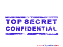 Confidential Cliparts Stamp for free