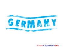 Germany Clipart Stamp Illustrations