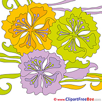 Clip Art Flowers download Summer