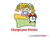 Sleeping Clock Summer free Images download