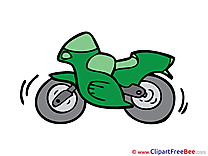 Motocycle Clipart free Illustrations