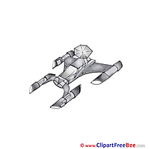 Space Ship free printable Cliparts and Images