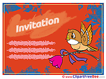 Bird Greeting Cards Invitations