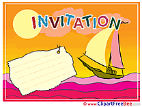 Boat Invitations Greeting Cards