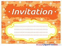 Cloud Invitations free eCards download