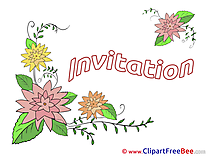 Download Flowers Invitations Greeting Cards