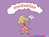 Girl Greeting Cards Invitations