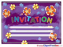 Illustration Invitations Postcards