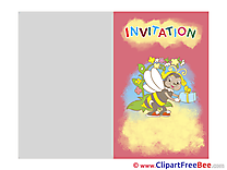 Invitations Bee free eCards download