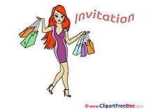 Shopping Wishes Invitations free eCards