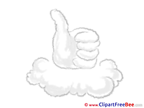 Cloud Thumbs up free Images download