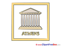 Athens Greece Pics printable Cliparts