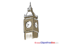 Big Ben London Pics printable Cliparts