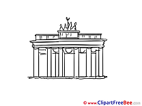 Brandenburg gate Images download free Cliparts