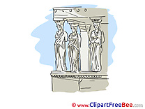 Greece Statues download printable Illustrations