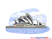 Opera Sydney Clipart free Illustrations