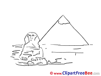 Sphinx Pyramids printable Images for download