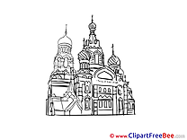St. Basil's Cathedral Moscow Pics download Illustration