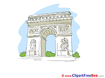 Triumphal Arch Paris free Illustration download