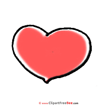 Red Heart Clipart Valentine's Day Illustrations