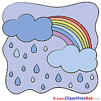 Bad Weather Rain printable Illustrations for free