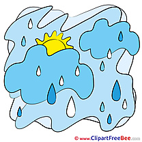 Cumulus Rain Clipart free Illustrations