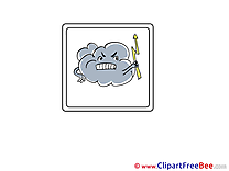 Lightning Cloud printable Images for download