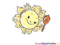 Mirror Sun Weather free printable Cliparts and Images
