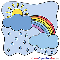 Picture Rainbow Clouds Sun download Clip Art for free