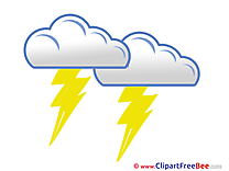 Thunderstorm Clouds Pics download Illustration