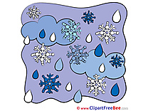 Winter Snowflakes free Cliparts for download