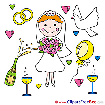 Fiancee Glasses Clipart Wedding free Images