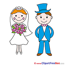 Groom and Bride download Clipart Wedding Cliparts