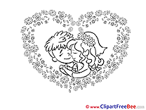 Heart download Wedding Illustrations