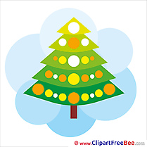 Christmas Tree Pics Winter Illustration