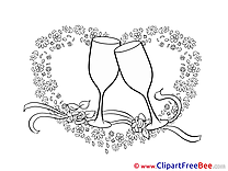 Glasses Heart Wedding free Illustration