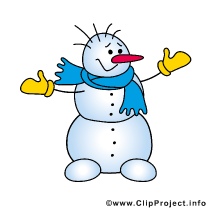 Snowman Clipart - Winter Cliparts gratis