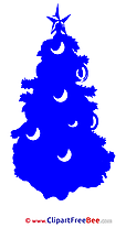 Tree Christmas Clipart Winter Illustrations