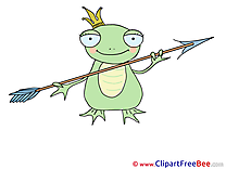 Arrow Frog printable Illustrations for free