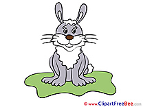 Bunny Cliparts printable for free