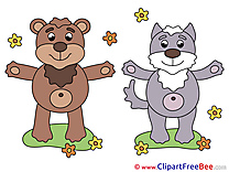 Wolf Bear Pics free Illustration